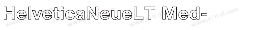 HelveticaNeueLT Med字体转换